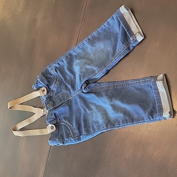 Set of 2 Blue Jeans with Detachable/Adjustable Suspenders - Picture 8 of 8